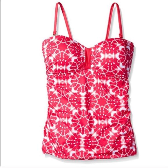 24th & Ocean Tankini Adjustable Swim Top - Picture 1 of 5